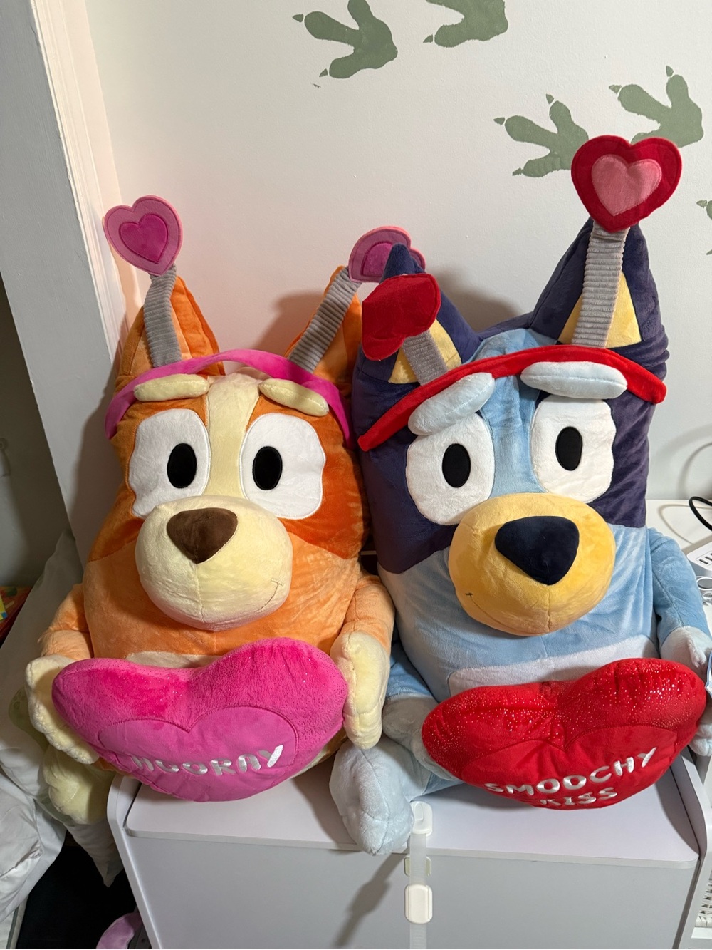 XXL Bluey and Bingo plush